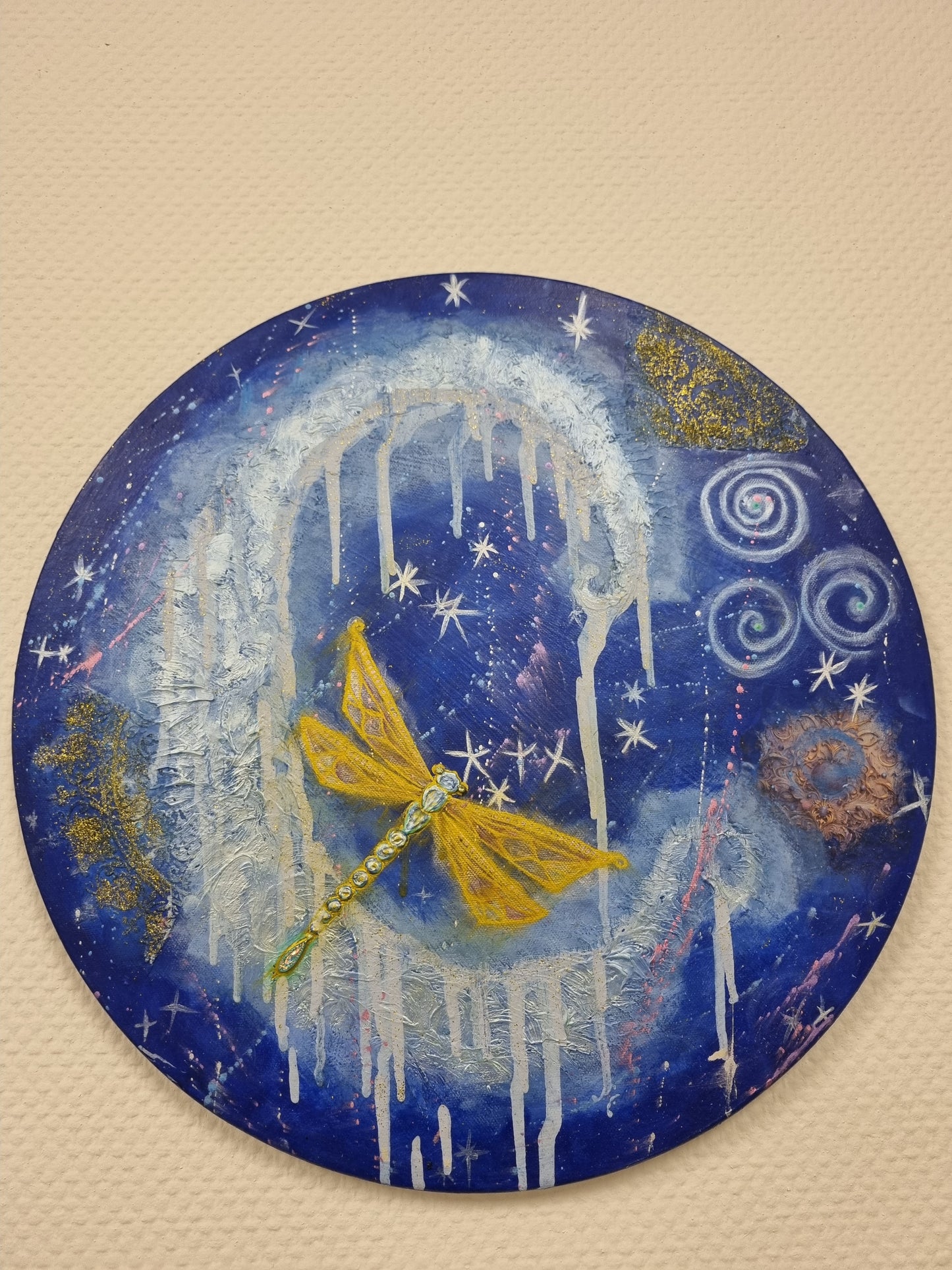 Maleri: Blue moon