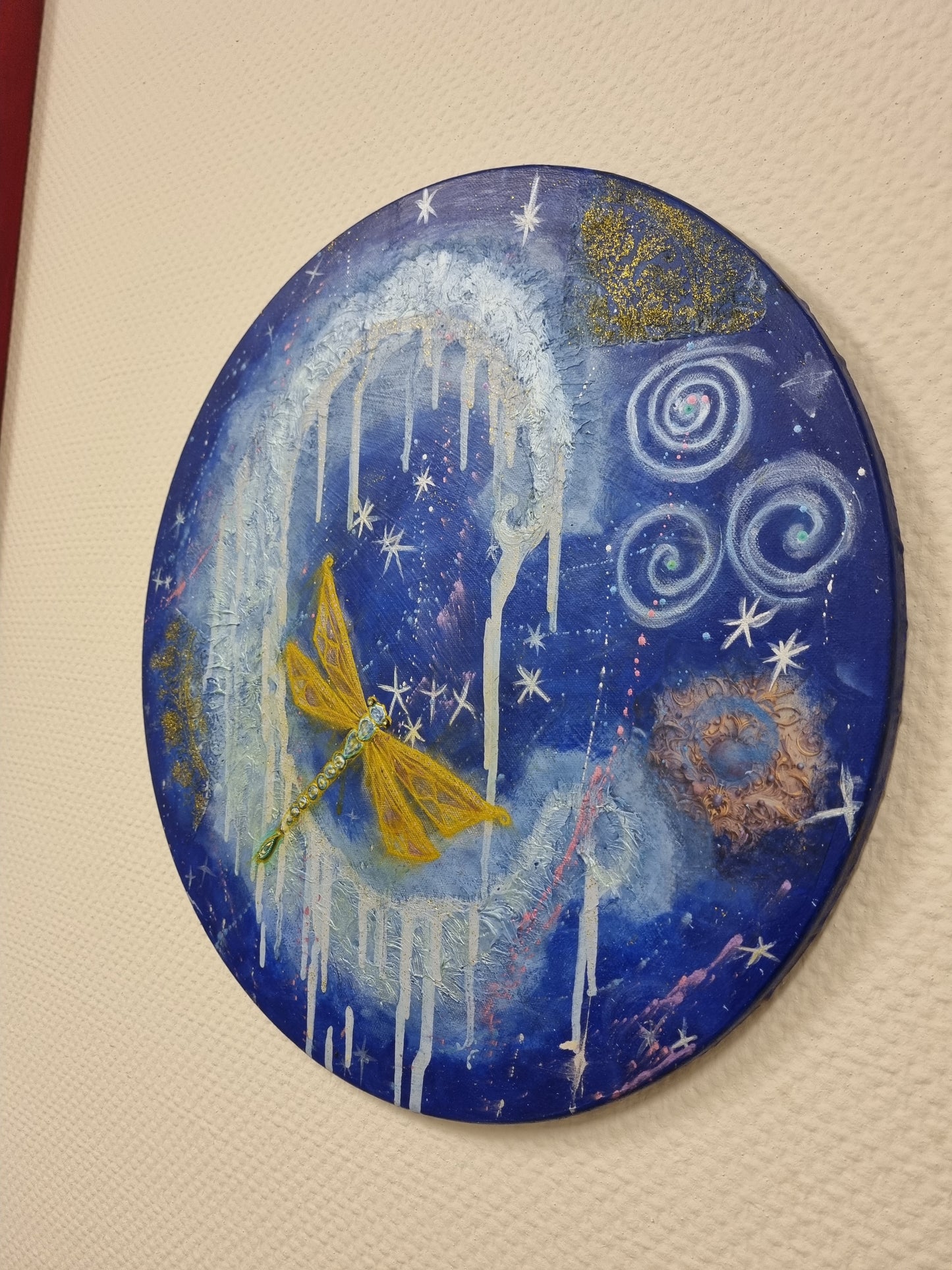 Maleri: Blue moon