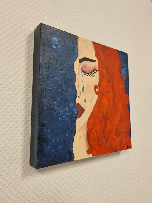 Maleri: "Ut av mørket"