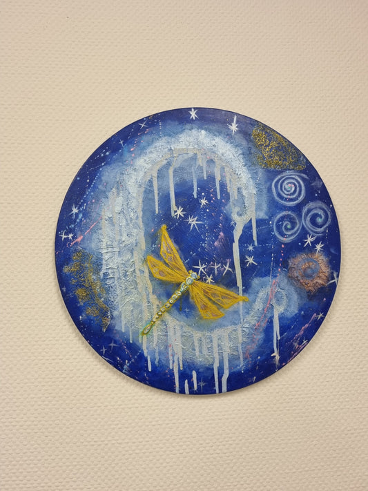 Maleri: Blue moon
